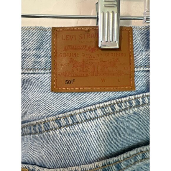 Levi's Light Wash 501 Jeans W23 L28 Skinny Jeans Western Cowgirl - Picture 4 of 10